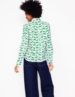 Shirts | Tops & Blouses-Boden Sienna Cotton Shirt-Ivory, Janet And Friends Ivory,JanetAndFriends