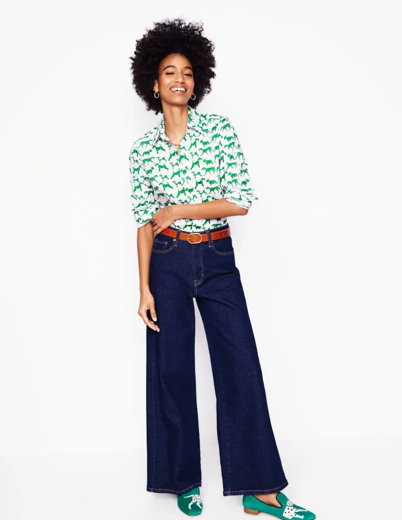 Shirts | Tops & Blouses-Boden Sienna Cotton Shirt-Ivory, Janet And Friends Ivory,JanetAndFriends