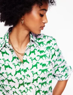 Shirts | Tops & Blouses-Boden Sienna Cotton Shirt-Ivory, Janet And Friends Ivory,JanetAndFriends