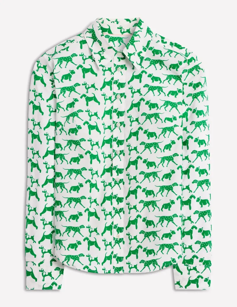 Shirts | Tops & Blouses-Boden Sienna Cotton Shirt-Ivory, Janet And Friends Ivory,JanetAndFriends