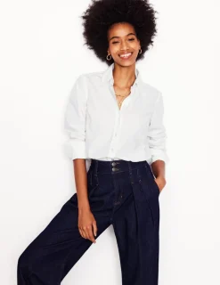 Tops & Blouses | Shirts-Boden Sienna Cotton Shirt- White