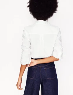 Tops & Blouses | Shirts-Boden Sienna Cotton Shirt- White