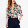 Shirts | Tops & Blouses-Boden Sienna Linen Shirt-Multi Meadow Pasiley MultiMeadowPasiley