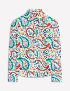 Shirts | Tops & Blouses-Boden Sienna Linen Shirt-Multi Meadow Pasiley MultiMeadowPasiley