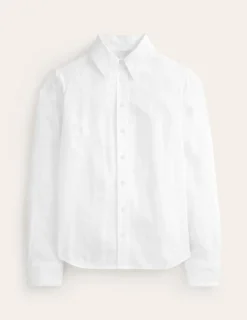 Shirts | Tops & Blouses-Boden Sienna Linen Shirt- White