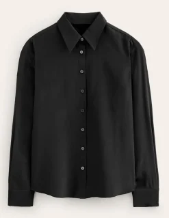 Tops & Blouses | Shirts-Boden Sienna Silk Shirt- Black