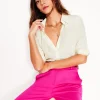 Tops & Blouses | Shirts-Boden Sienna Silk Shirt- Ivory