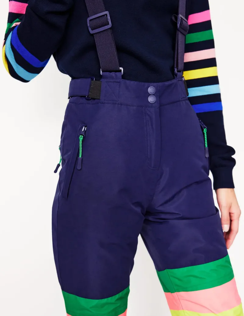 Pants-Boden Ski Salopettes- Rainbow