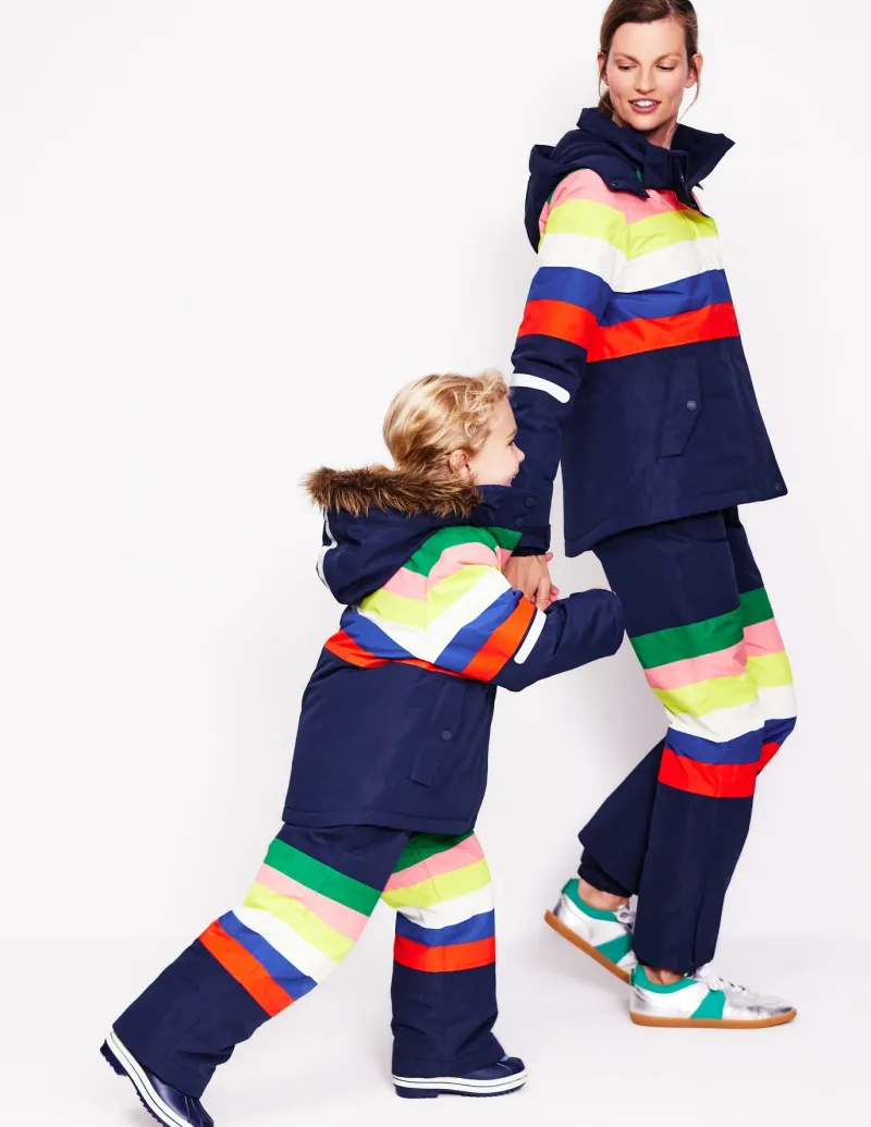 Pants-Boden Ski Salopettes- Rainbow