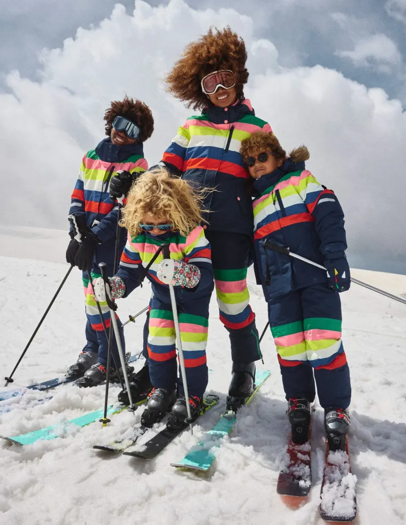 Pants-Boden Ski Salopettes- Rainbow
