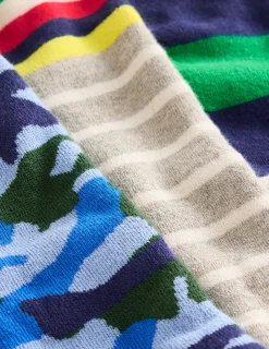 Socks & Tights-Boden Ski Socks- Multi