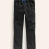 Pants & Jeans-Boden Slim Pull On Trousers- Black