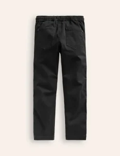Pants & Jeans-Boden Slim Pull On Trousers- Black