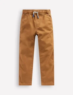 Pants & Jeans-Boden Slim Pull On Trousers-Butterscotch Brown ButterscotchBrown
