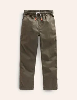 Pants & Jeans-Boden Slim Pull On Trousers-Classic Khaki ClassicKhaki