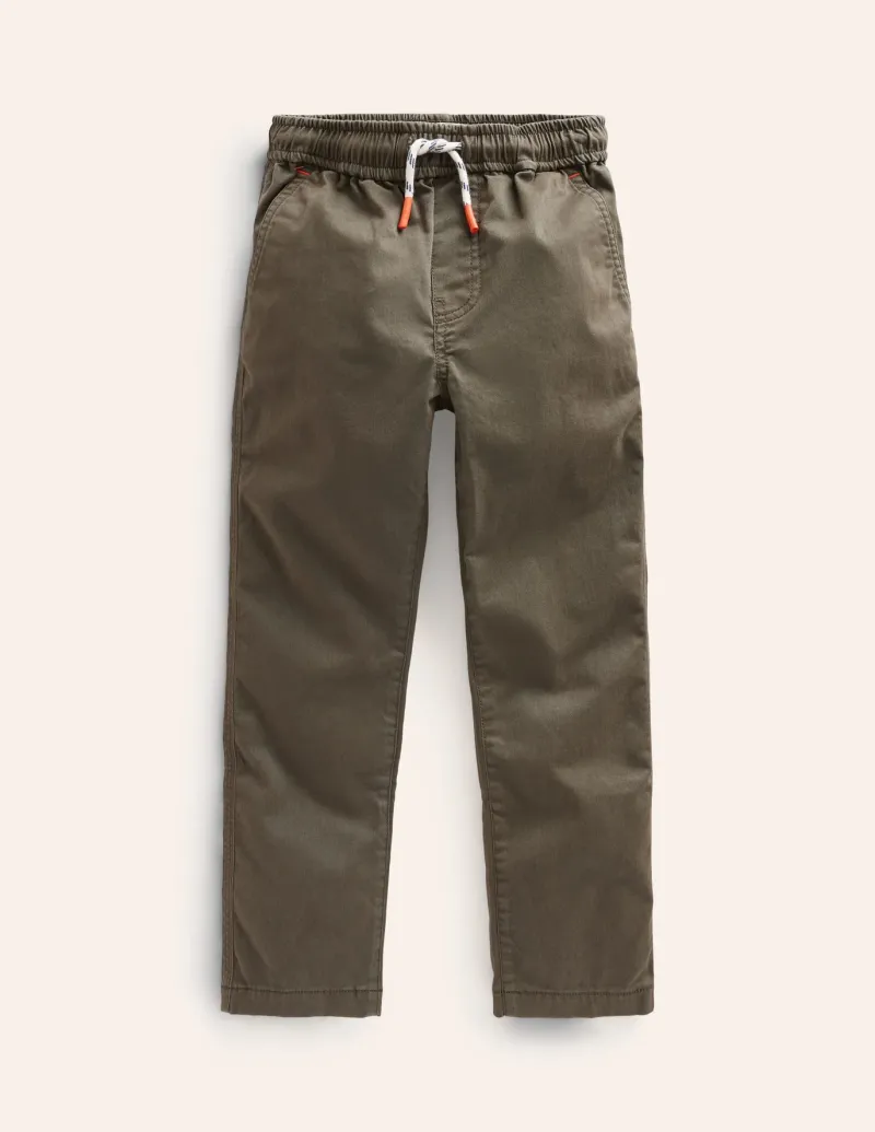 Pants & Jeans-Boden Slim Pull On Trousers-Classic Khaki ClassicKhaki