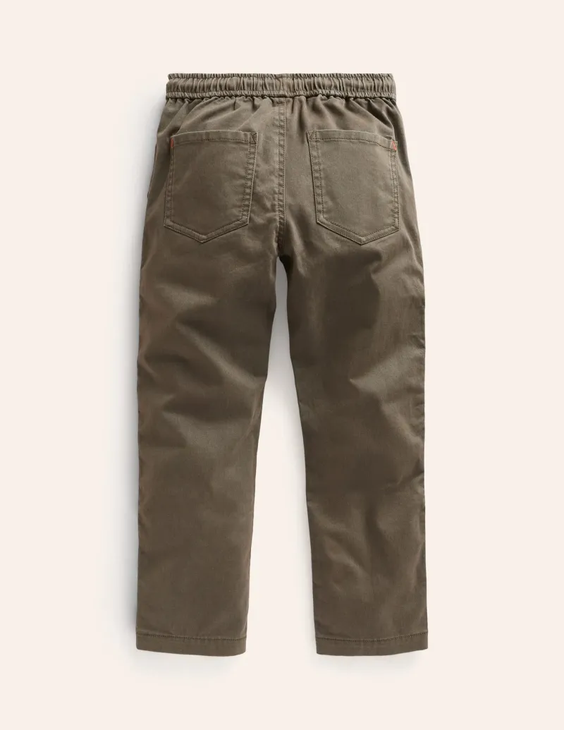Pants & Jeans-Boden Slim Pull On Trousers-Classic Khaki ClassicKhaki