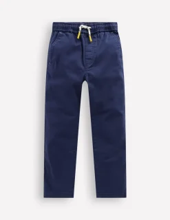 Pants & Jeans-Boden Slim Pull On Trousers-College Navy Twill CollegeNavyTwill
