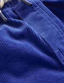 Pants & Jeans-Boden Slim Pull On Trousers-Sapphire Blue Cord SapphireBlueCord
