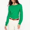 T-Shirts & Tanks | Tops & Blouses-Boden Smocked Cuff Supersoft Top-Rich Emerald RichEmerald