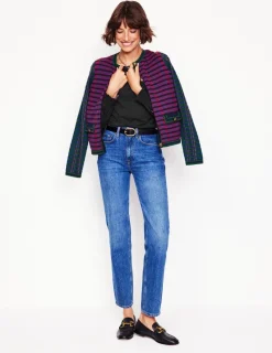 T-Shirts & Tanks | Tops & Blouses-Boden Smocked Cuff Supersoft Top- Black