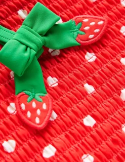 Swimwear & Beachwear-Boden Smocked Tankini Set-Jam Red Strawberry JamRedStrawberry