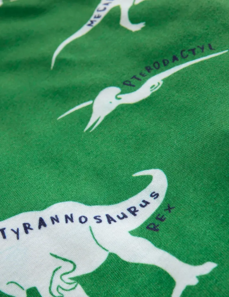 Sleepwear & Pajamas-Boden Snug Glow-In-The-Dark Pajamas-Highland Green Dino HighlandGreenDino