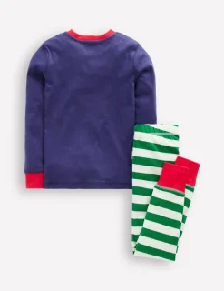 Sleepwear & Pajamas-Boden Snug Long John Pajamas-Christmas Cars ChristmasCars