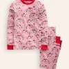 Sleepwear & Pajamas-Boden Snug Long John Pajamas-Rose Robins RoseRobins