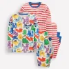 Sleepwear & Pajamas-Boden Snug Twin Pack Pajamas-Rainbow Pets RainbowPets