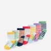 Socks & Underwear | Socks & Tights-Boden Socks 7 Pack (Baby Boy)- Stripes
