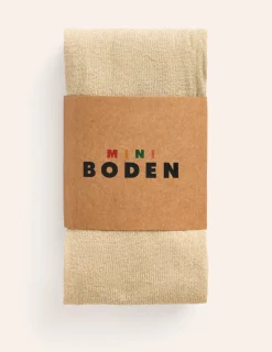 Socks & Tights-Boden Sparkle Tights- Gold