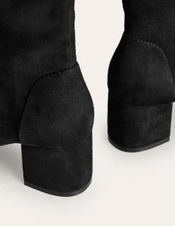 Heels | Boots-Boden Stretch Ankle Boots- Black