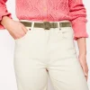 Belts-Boden Suede Skinny Buckle Belt-Deep Olive DeepOlive