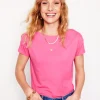 Tops & Blouses | T-Shirts & Tanks-Boden Supersoft Boat Neck T-Shirt-Tickled Pink TickledPink