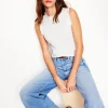 Nightwear & Lougewear | T-Shirts & Tanks-Boden Supersoft Frill Detail Vest- White
