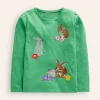 Tops & T-Shirts-Boden Superstitch Puff Sleeve Top-Jade Bunnies JadeBunnies