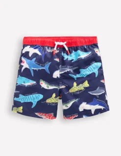 Swimwear & Beachwear-Boden Swim Shorts-College Navy Sharks CollegeNavySharks