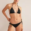 Swimwear-Boden Symi String Bikini Bottoms- Black