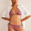 Swimwear-Boden Symi String Bikini Bottoms-Persimmon Orange Paisley PersimmonOrangePaisley