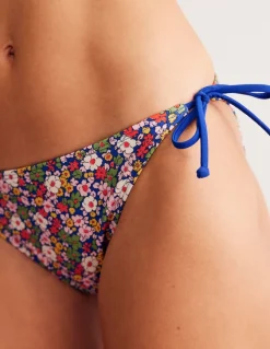 Swimwear-Boden Symi String Bikini Bottoms-Multi, Botanical Bud Multi,BotanicalBud