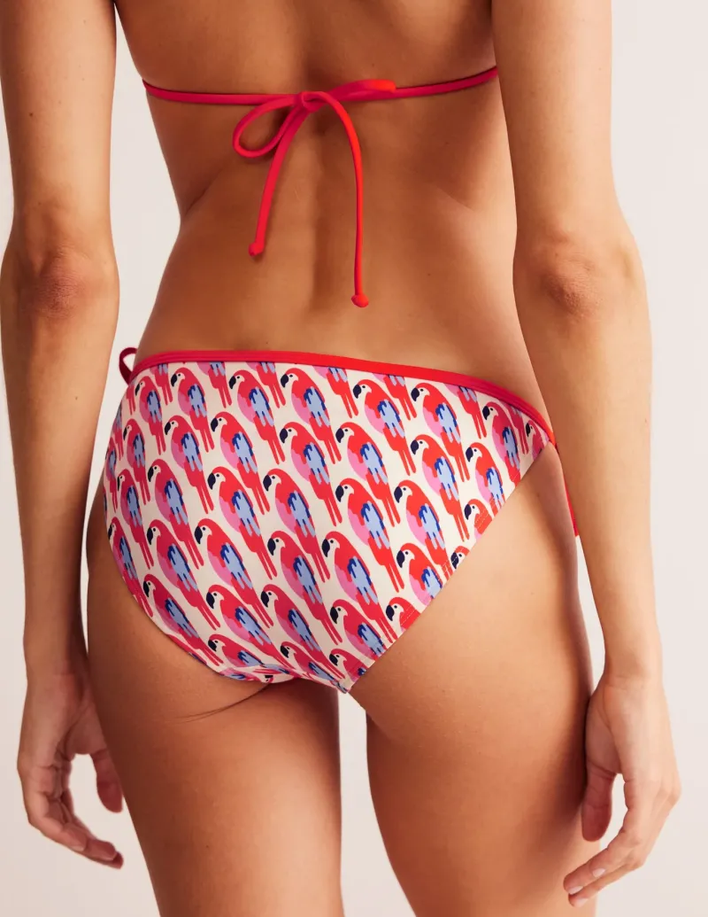 Swimwear-Boden Symi String Bikini Bottoms-Multi, Tropical Parrot Multi,TropicalParrot
