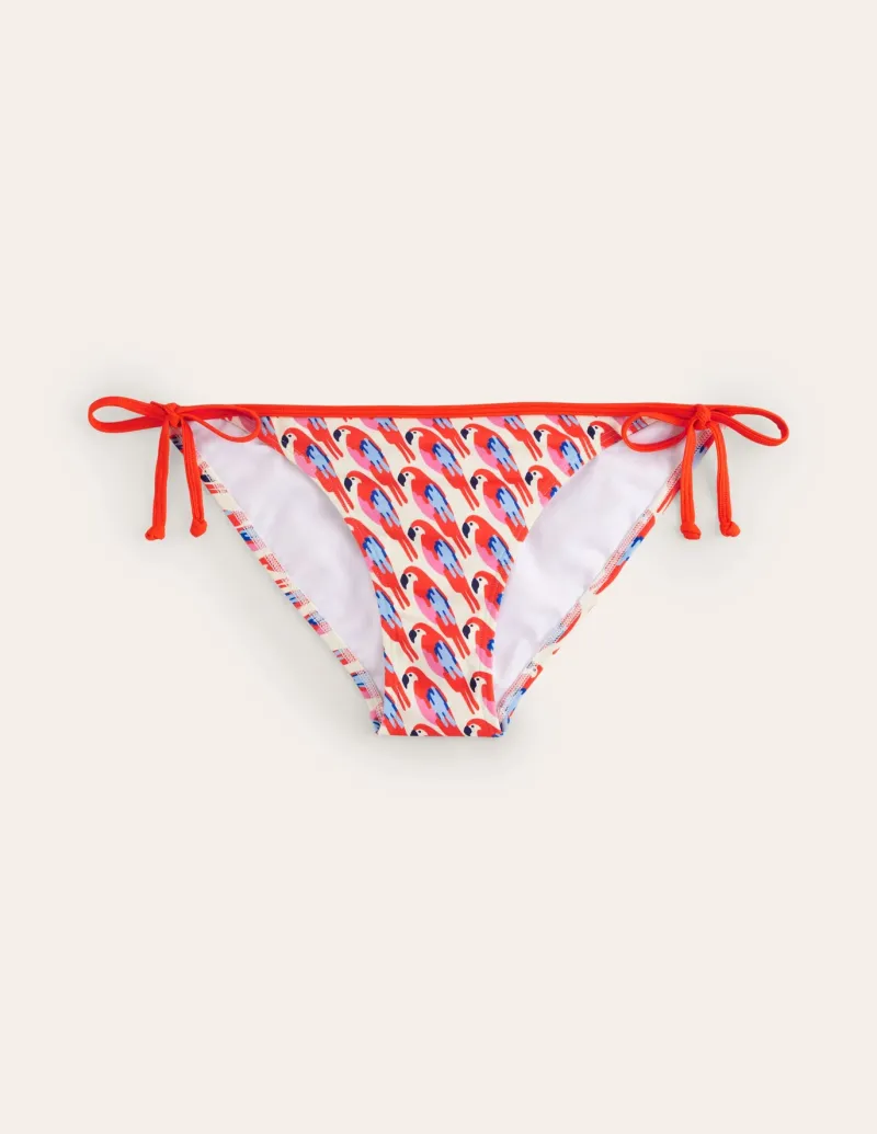 Swimwear-Boden Symi String Bikini Bottoms-Multi, Tropical Parrot Multi,TropicalParrot