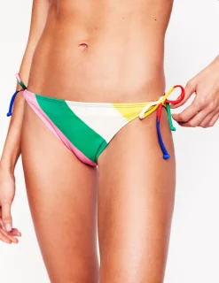 Swimwear-Boden Symi String Bikini Bottoms-Multi, Rainbow Cascade Multi,RainbowCascade