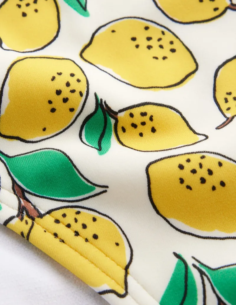 Swimwear-Boden Symi String Bikini Bottoms-Ivory, Lemons Ivory,Lemons