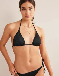 Swimwear-Boden Symi String Bikini Top- Black