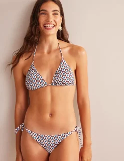 Swimwear-Boden Symi String Bikini Top-Dark Burgundy, Reverie DarkBurgundy,Reverie