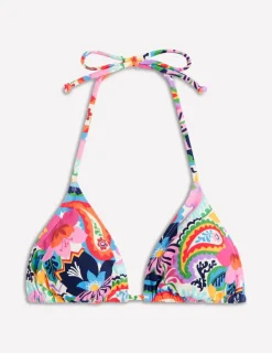 Swimwear-Boden Symi String Bikini Top-Multi, Botanical Paisley Multi,BotanicalPaisley