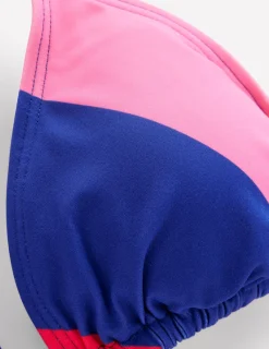 Swimwear-Boden Symi String Bikini Top-Multi, Rainbow Cascade Multi,RainbowCascade