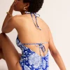 Swimwear-Boden Symi String Swimsuit-Surf The Web, Gardenia Swirl SurfTheWeb,GardeniaSwirl